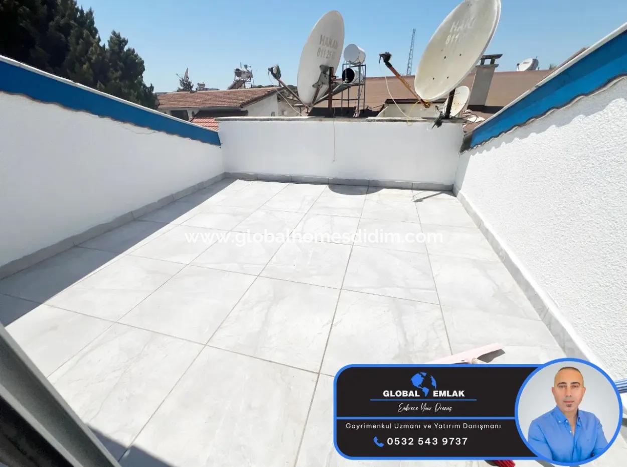 4 1 Furnished Villa For Permanent Rent In Didim Işık Site