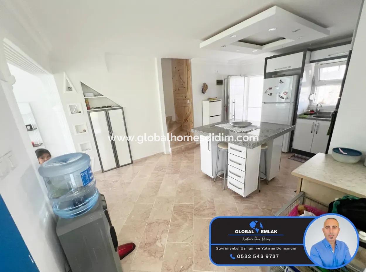 4 1 Furnished Villa For Permanent Rent In Didim Işık Site