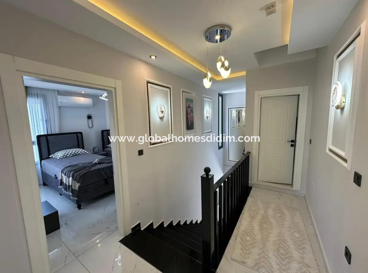 4 In 1 Fully Furnished Pool Detached Villa In Didim Efeler