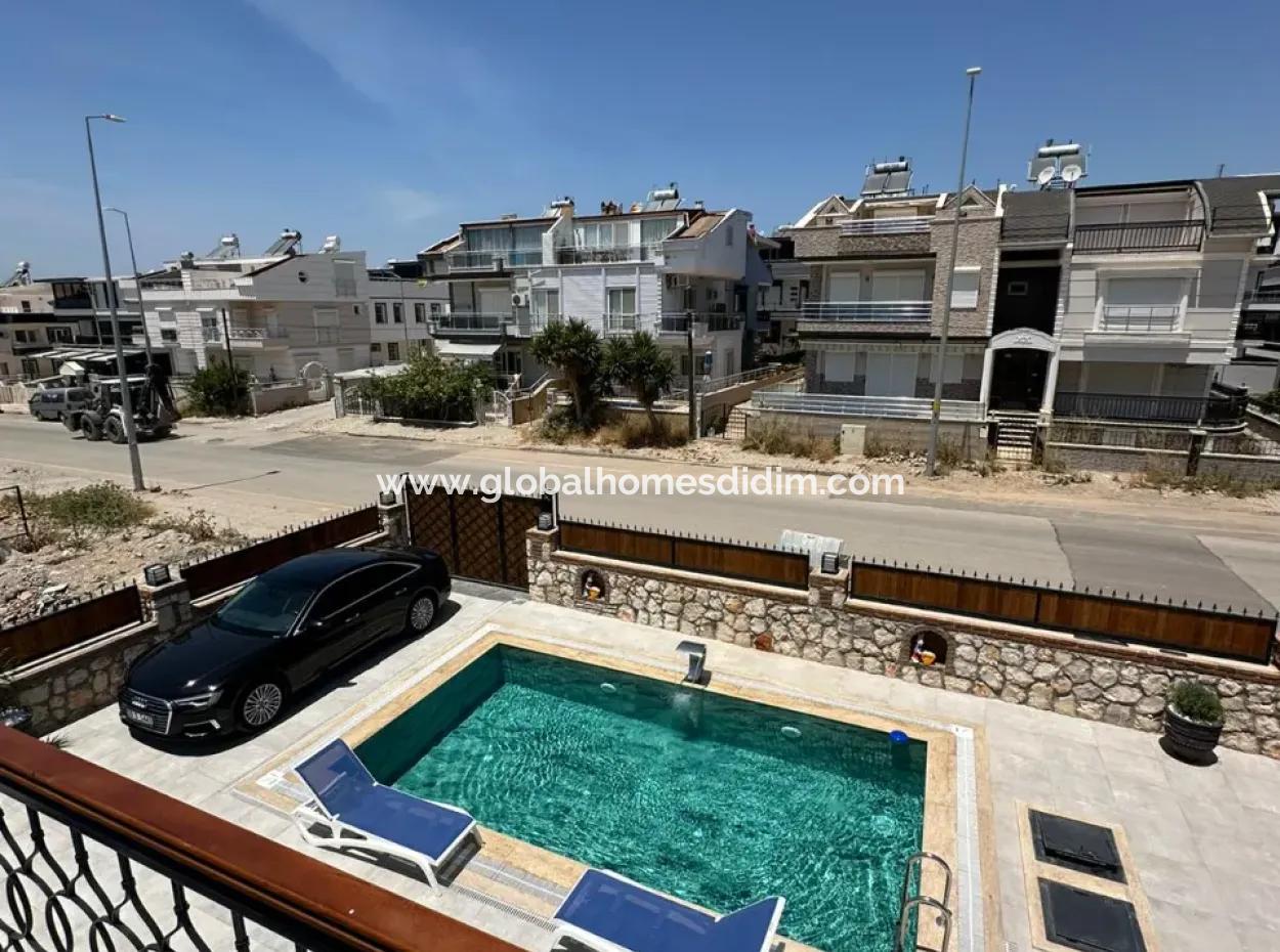 4 In 1 Fully Furnished Pool Detached Villa In Didim Efeler